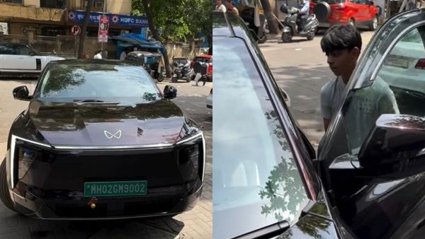 yug devgn spotted in mahindra xev 9e