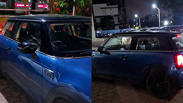 sunny wayne spotted in mini cooper s