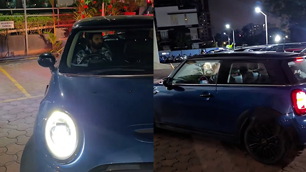 sunny wayne spotted in mini cooper s