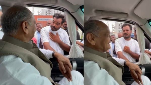 ashok gehlot land rover defender