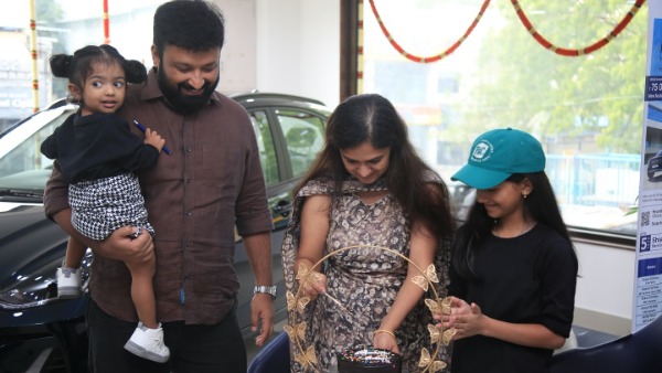 Music Director Dhibu Ninan Thomas Gifts Hyundai Creta SUV To His Wife Music Director Dhibu Ninan Thomas Gifts Hyundai Creta SUV To His Wife