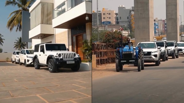 Farmer Came In Tractor To Buy Land Rover Defender Luxury SUV