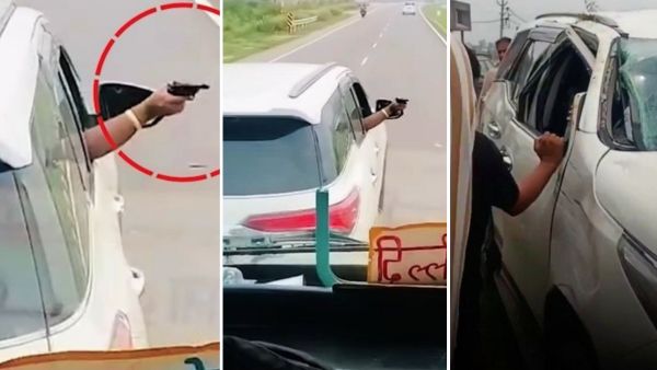 fortuner driver gun threaten