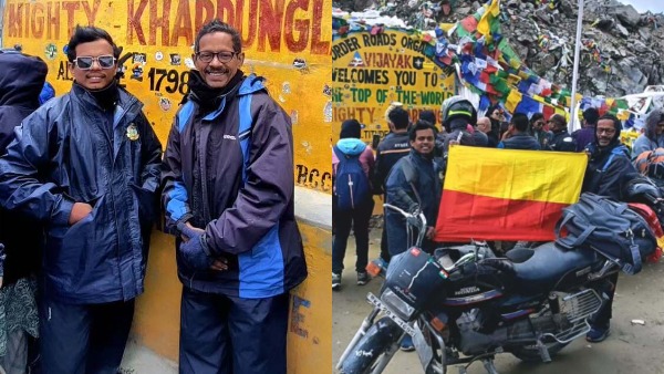 Hero Gifts Rs 13 Lakh Worth Bike To A Youngster Who Takes His Dad To Ladakh On Splendor