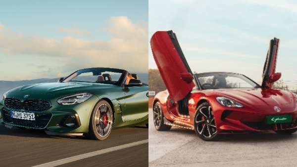 mg cyberster vs bmw z4 sports car