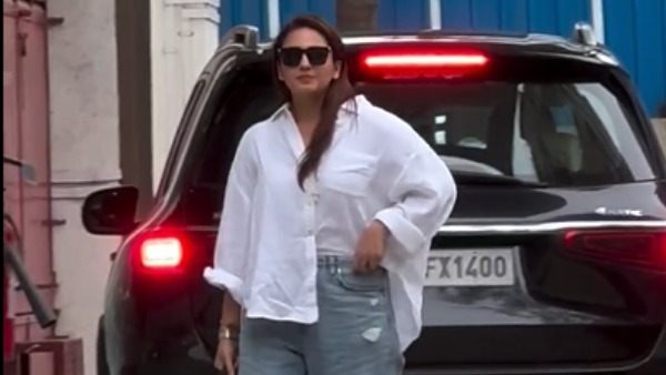 huma Qureshi spotted in benz gls video