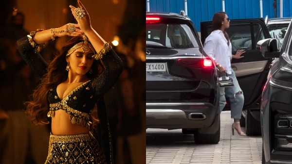 huma Qureshi spotted in benz gls video