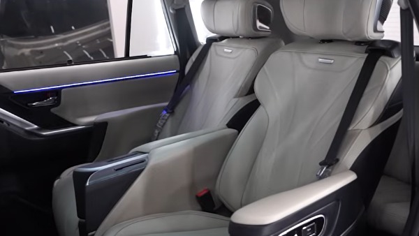 Toyota innova hycross with business class seats