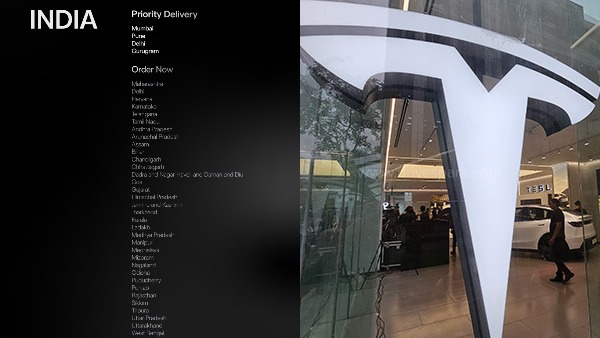 tesla can book anywhere in india