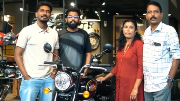 Son Surprises His Father Gifting Royal Enfield Bullet 350