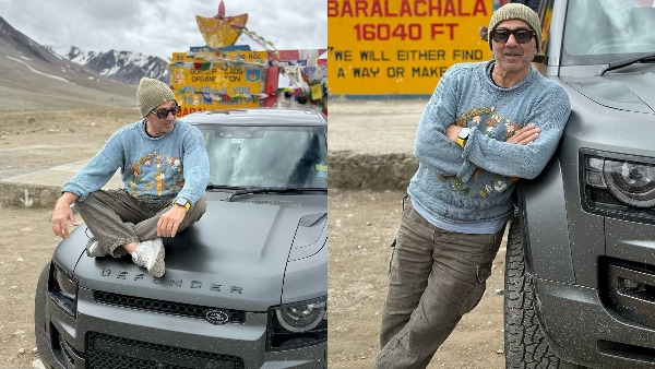 sunny deol with defender octa in Baralacha La