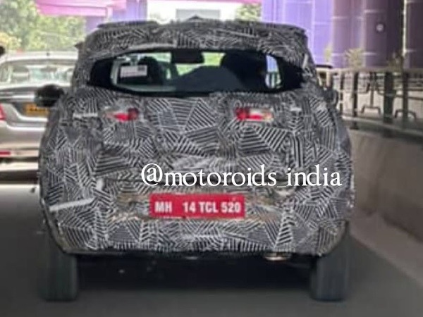 tata punch facelift spotted testing