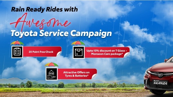 Toyota launched monsoon service campaign