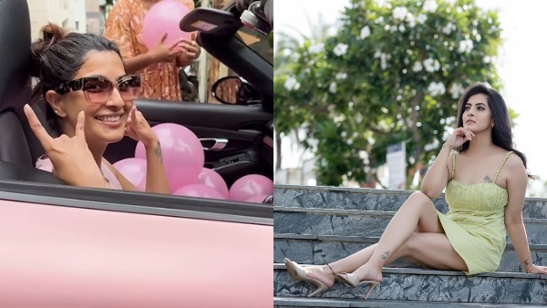 Varalakshmi got Porsche 718 Boxster gift from husband Varalakshmi got Porsche 718 Boxster gift from husband