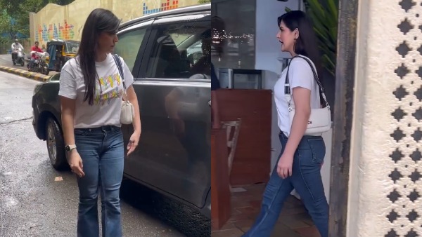 Actress Zareen Khan Spotted In Humble Toyota Innova MPV