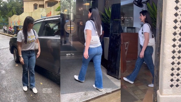 Actress Zareen Khan Spotted In Humble Toyota Innova MPV