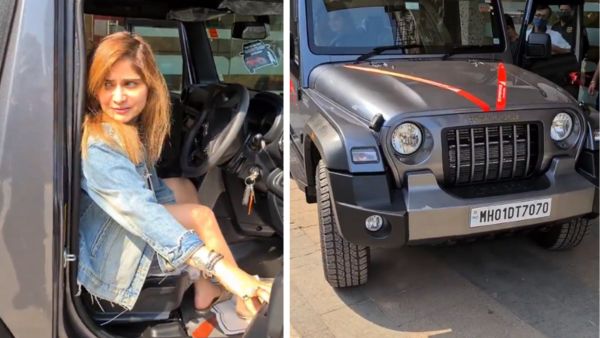 arti singh mahindra thar