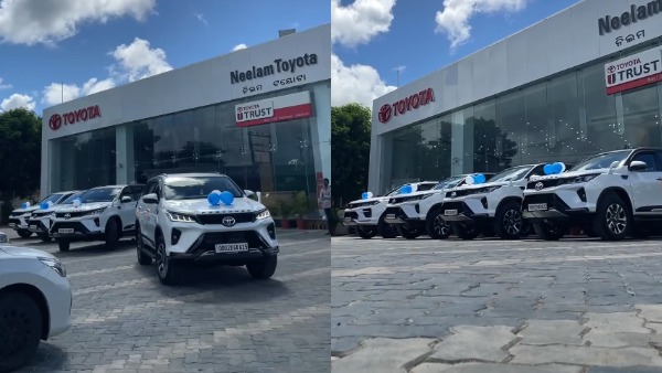 Four Friends Buys Toyota Fortuner On The Same Day Images Goes Viral