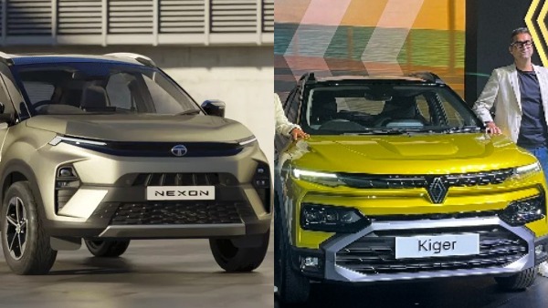 Renault kiger facelift vs tata nexon comparison