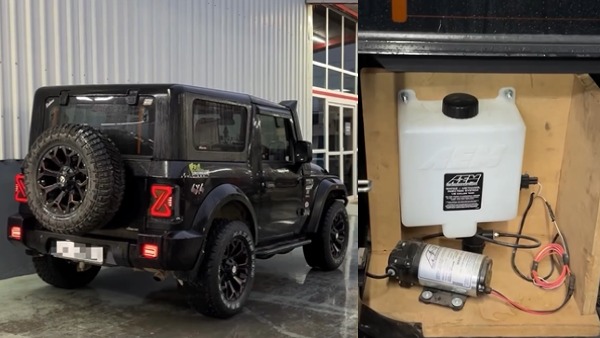 Mahindra thar modified goes viral