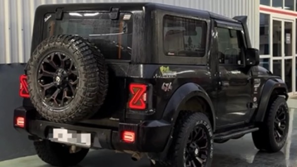 Mahindra thar modified goes viral