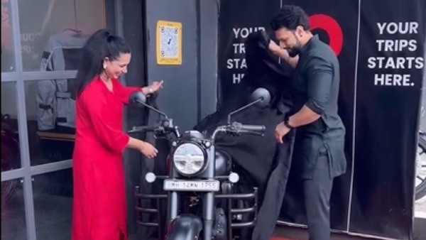 wife gifted classic 350 to husband