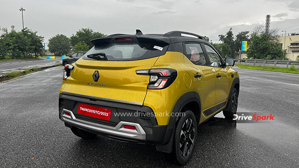 renault kiger facelift rear design