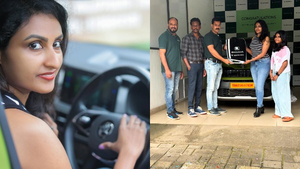 shinu Shyamalan buys skoda kylaq shinu Shyamalan buys skoda kylaq