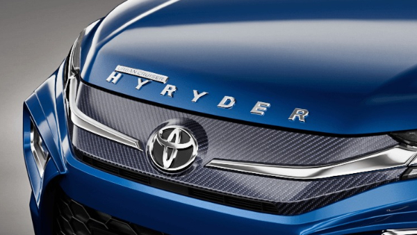 toyota hyryder hood emblem