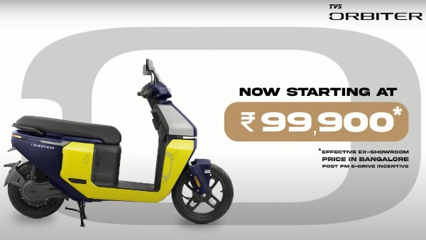 TVS Orbiter Electric Scooter Launched In India