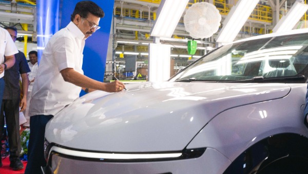 VinFast Rolled Out First Electric Car From Tamil Nadu Plant Details Inside