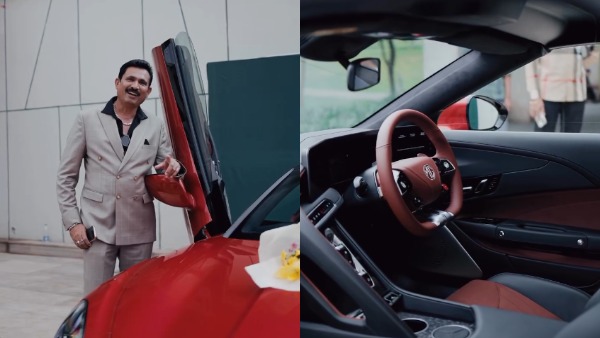 Wife Surprises Husband Gifting Him India s First MG Cyberster Electric Sports Car