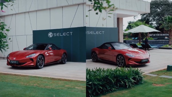 Wife Surprises Husband Gifting Him India s First MG Cyberster Electric Sports Car