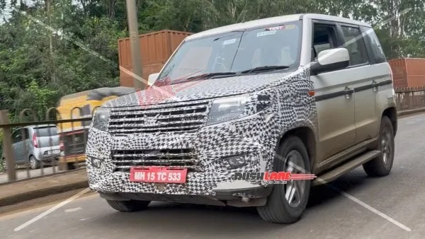 2025 mahindra bolero neo facelift spied