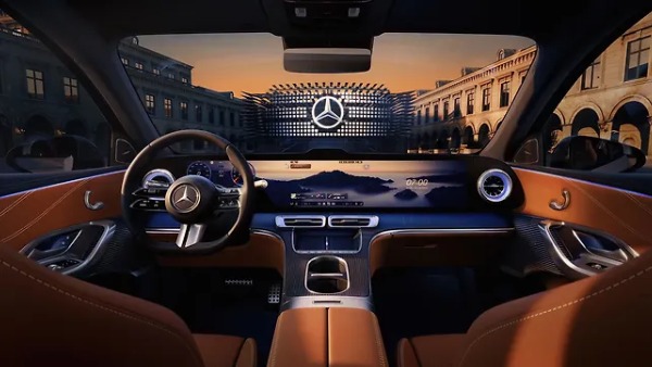 Mercedes benz electric glc interior