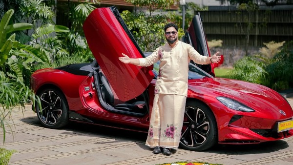 Jos Alukkas Owner John Alukka Buys MG Cyberster Electric Sports Car Worth 86 58 Lakh