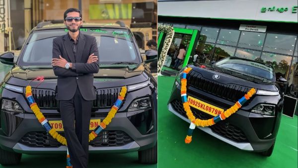 kerala man named skoda kylaq gets car gift