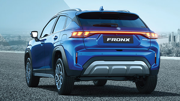 maruti suzuki fronx rear profile