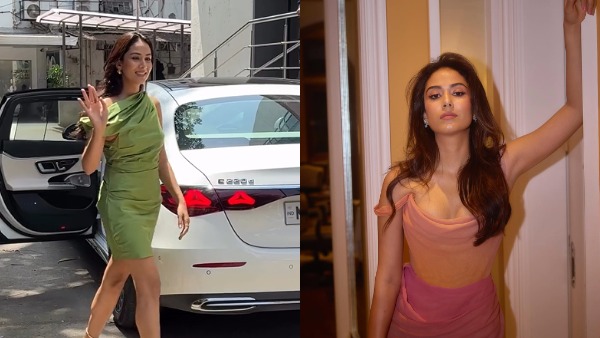 mira Rajput Kapoor spotted in Mercedes benz
