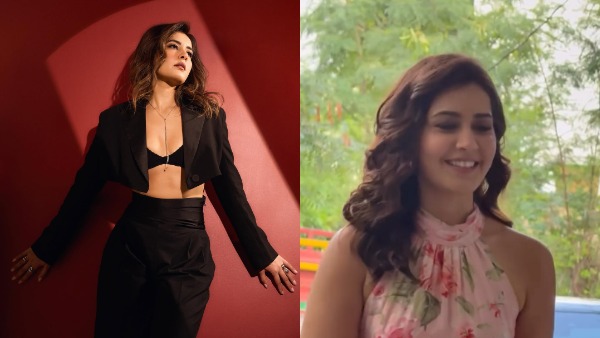 rashi Khanna spotted in range rover velar