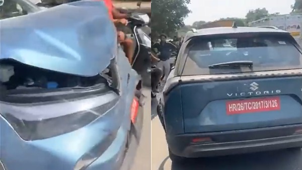 maruti suzuki victoris crashed