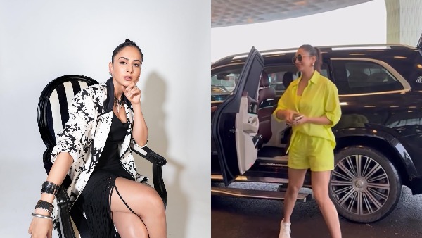 rakul preet spotted in Maybach