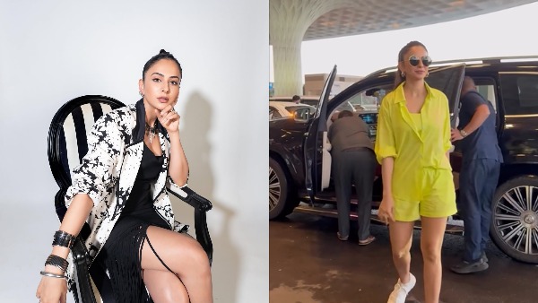 rakul preet spotted in Maybach