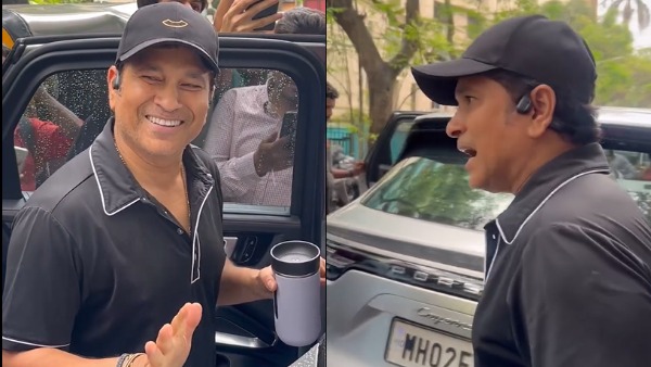 Sachin Tendulkar spotted in Porsche cayenne
