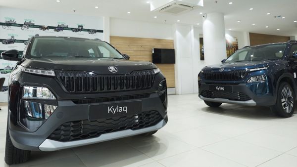 skoda kylaq at showroom