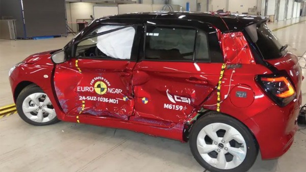 swift achieved three star in crash test swift achieved three star in crash test
