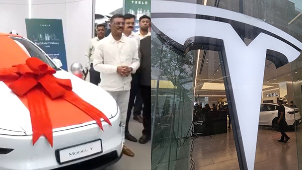 tesla delivered first car in india