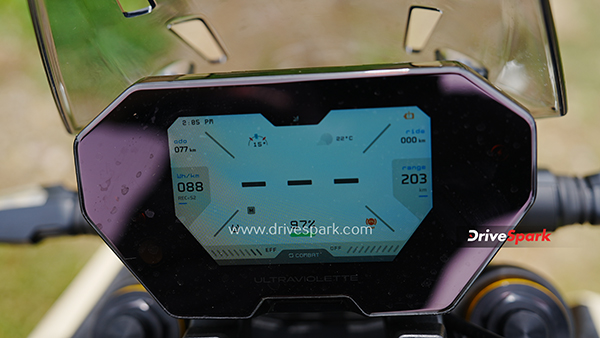 ultraviollette x47 display