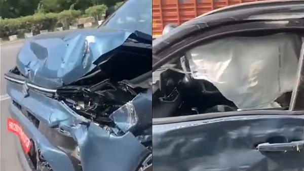 maruti suzuki victoris crashed