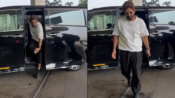 allu arjun spotted in Toyota vellfire